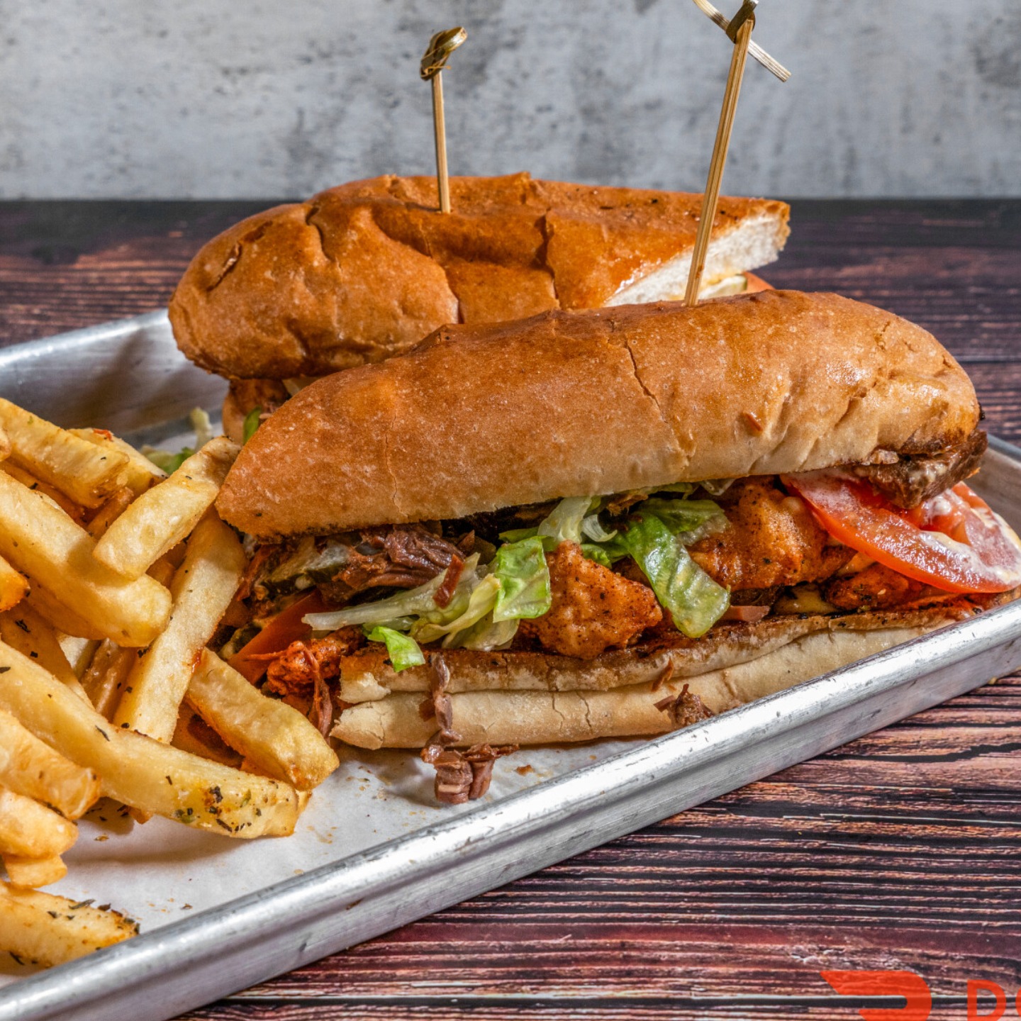 Black and Gold Po'boy